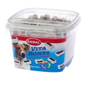 Sanal Vita Bones Snack para Perros de Pollo y Ternera 100 Gr